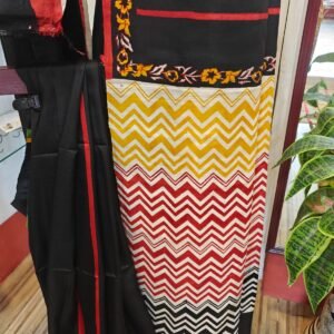 Hand Block printed High quality Pure Katan Silk Sarees.