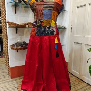 Very Sofisticated Banzara style single color Skirt with unique border.